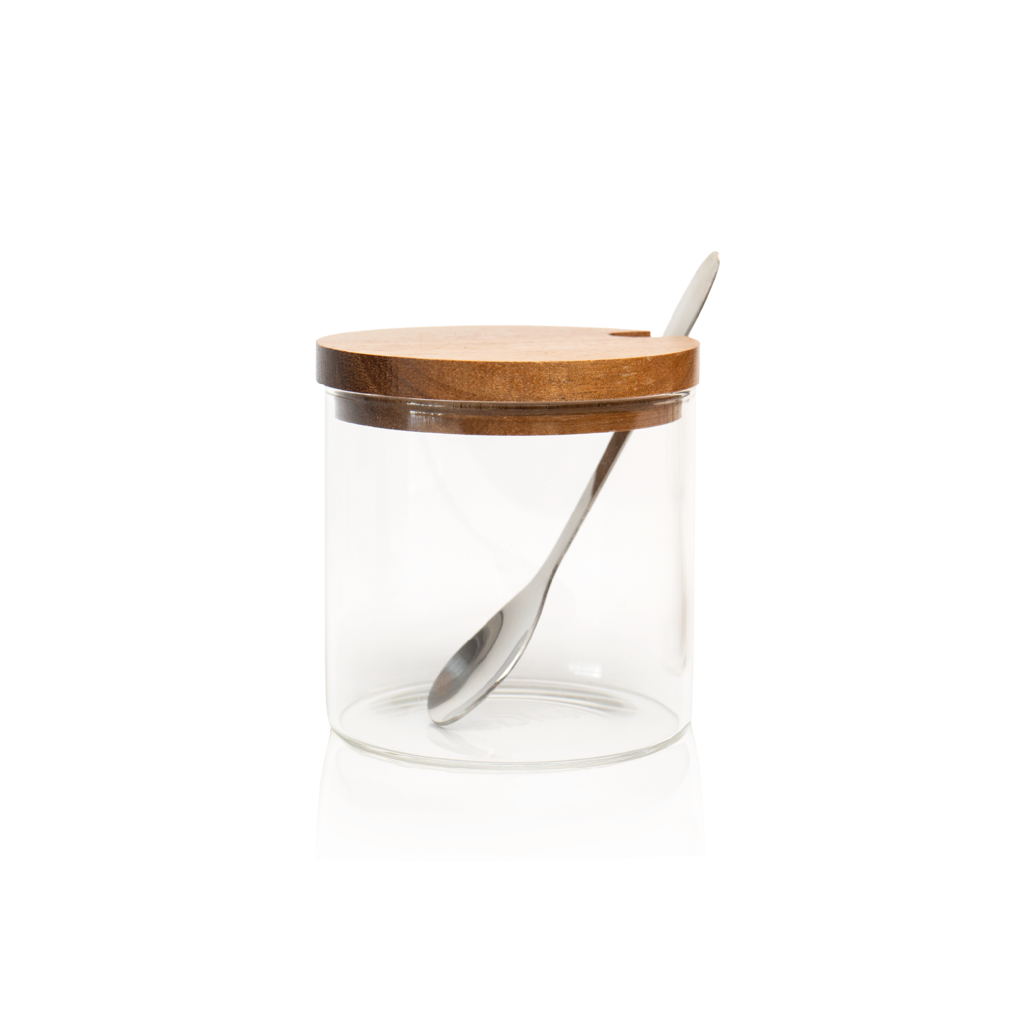 Azucarera acacia c/cuachara metal 400 ml