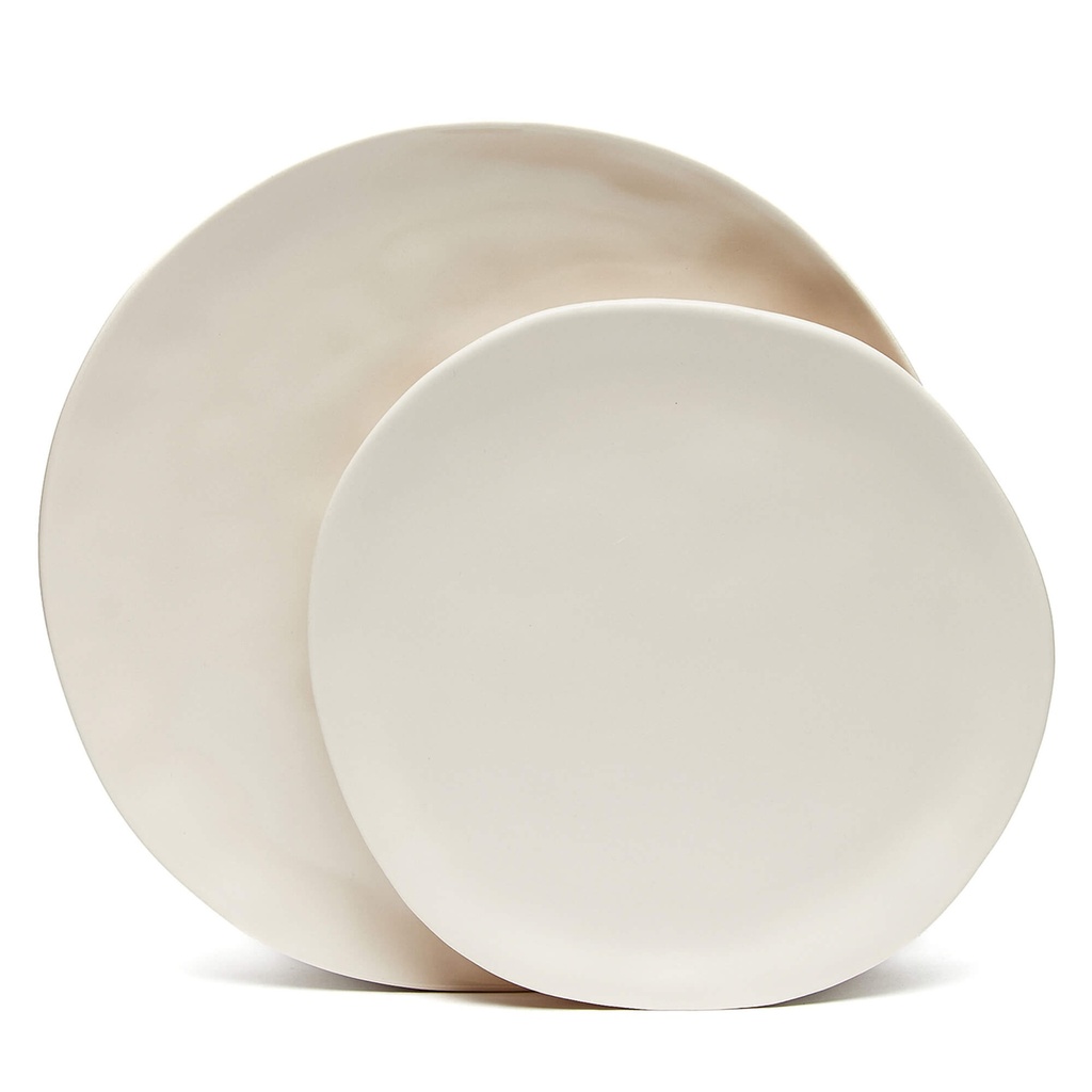 Plato blanco cerámica 20 cm