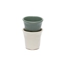 Taza expresso cerámica verde