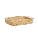 Fuente rect c/canasta yute 30x18x5.5 1.6L