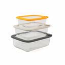 Combo contenedor c/tapa 640/1050/1520 ml