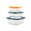 Combo contenedor c/tapa 320/530/800 ml