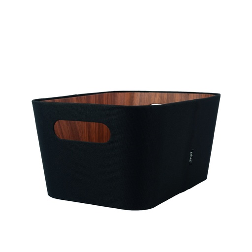 [105915] Organizador multiuso negro 23x31x15 cm