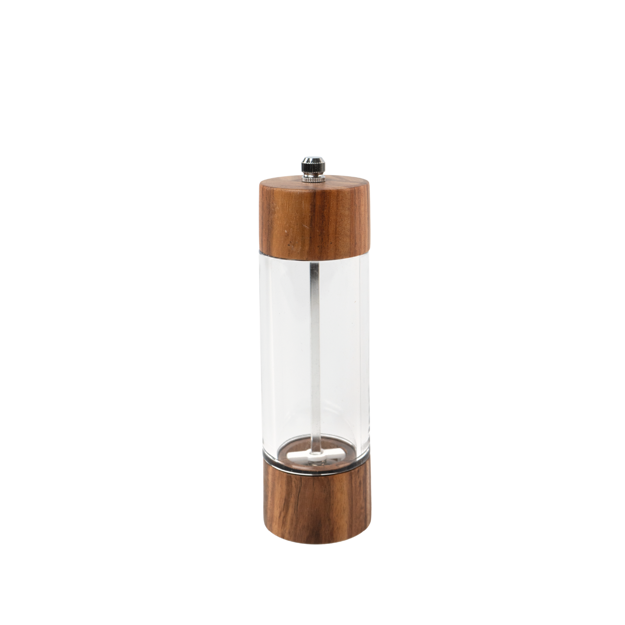[8992] Molinillo acacia y acrilico 15 cm